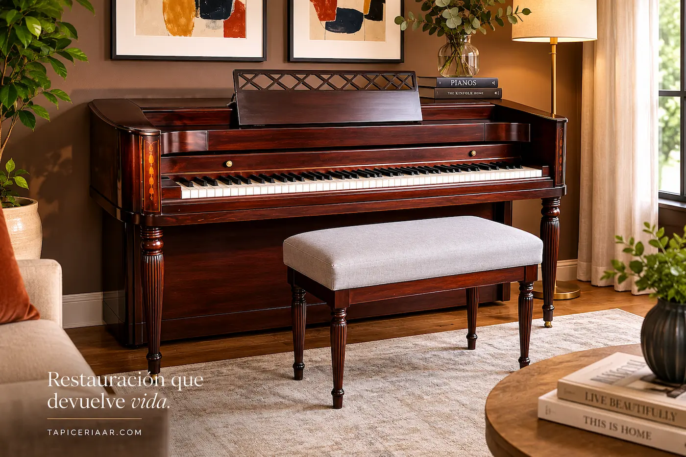 Piano en Tapicería AR